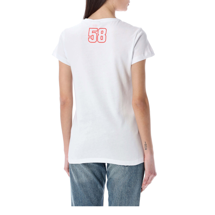 T-shirt donna Marco Simoncelli - Stampa moto 58