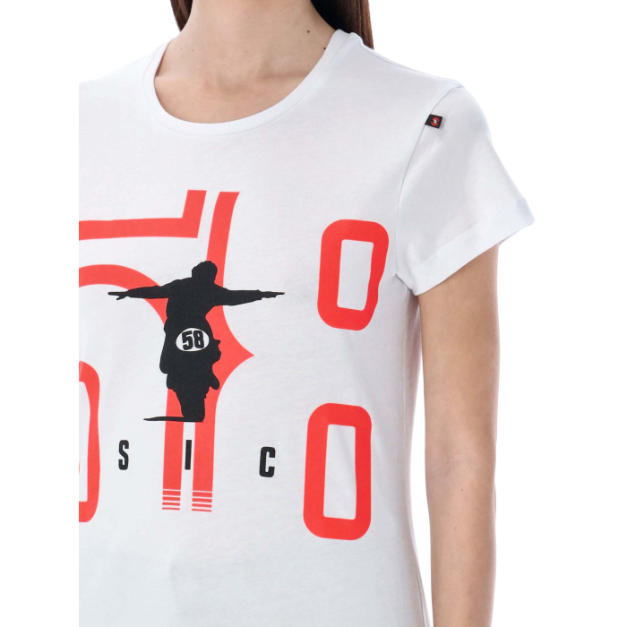 T-shirt donna Marco Simoncelli - Stampa moto 58