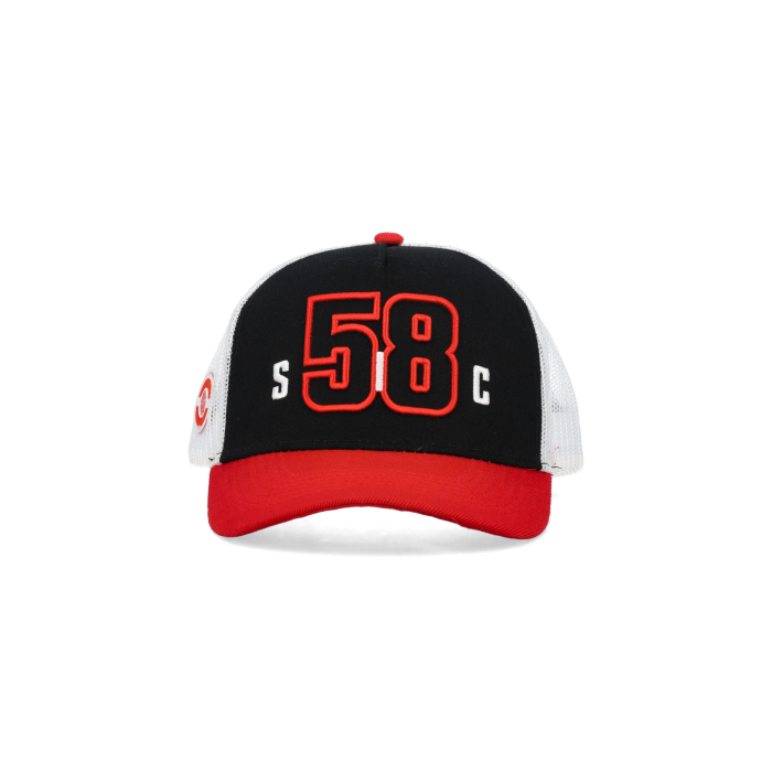 Midvisor trucker cap Marco Simoncelli - Sic58 bordado