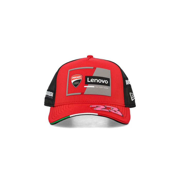 Gorra Enea Bastianini Ducati Racing Dual Collection - Logotipos bordados