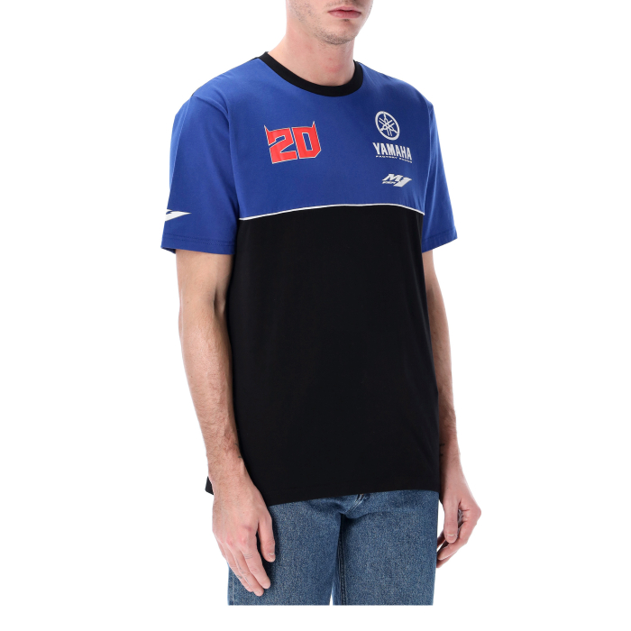 T-shirt homme Fabio Quartararo Yamaha - coupe horizontale
