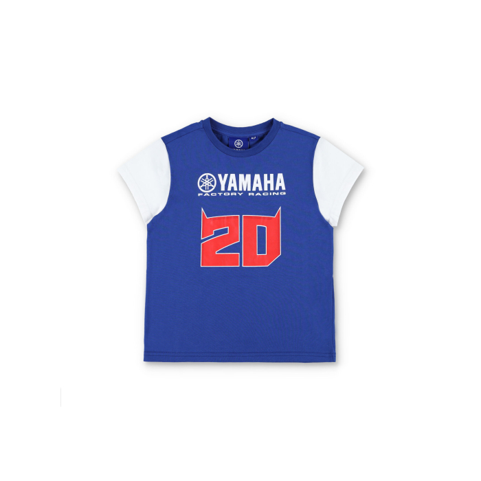 T-shirt enfant Fabio Quartararo Yamaha Factory Racing - Grand 20 et logo Yamaha