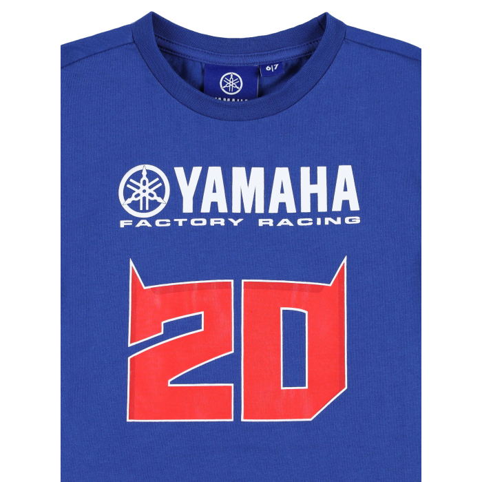 T-shirt enfant Fabio Quartararo Yamaha Factory Racing - Grand 20 et logo Yamaha