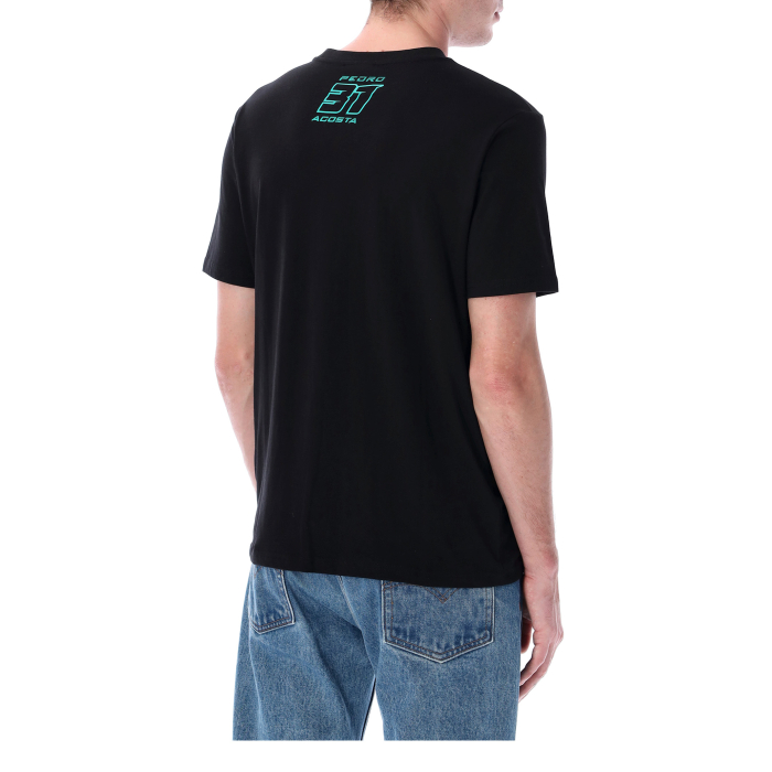 Man t-shirt Pedro Acosta - The shark black