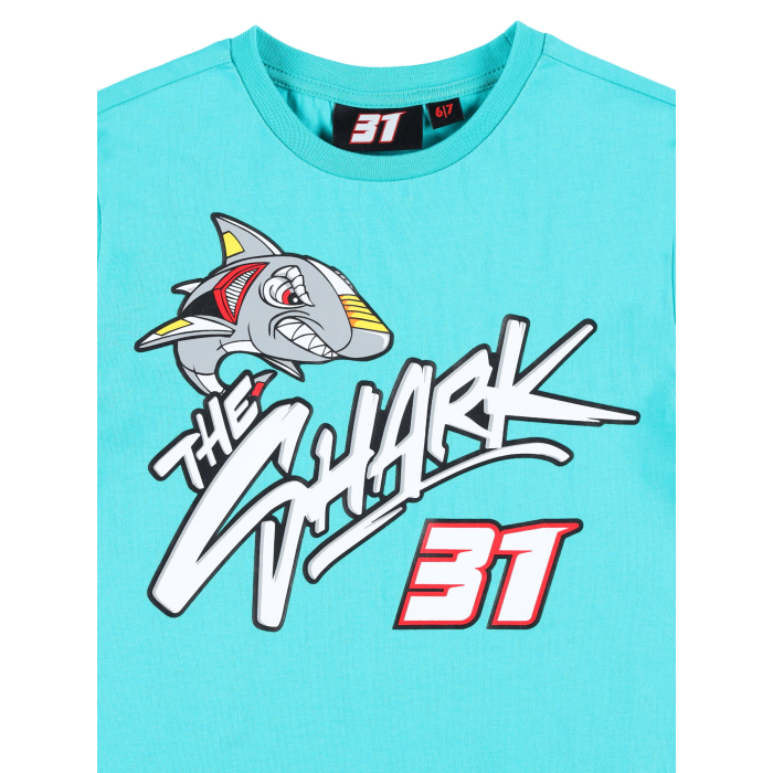 Kid t-shirt Pedro Acosta - The shark cartoon