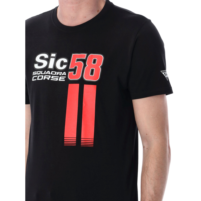 Camiseta SIC58 Squadra Corse - Negra