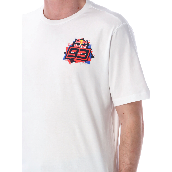 Camiseta logo blanca - RedBull Marquez