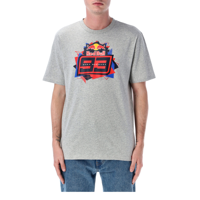 Camiseta big logo gris - RedBull Marquez
