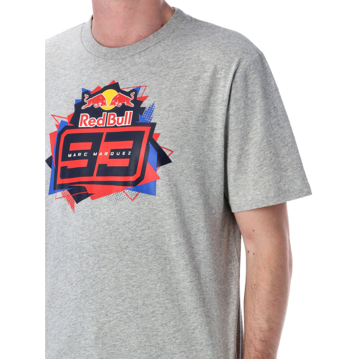 T-shirt big logo grey - RedBull Marquez