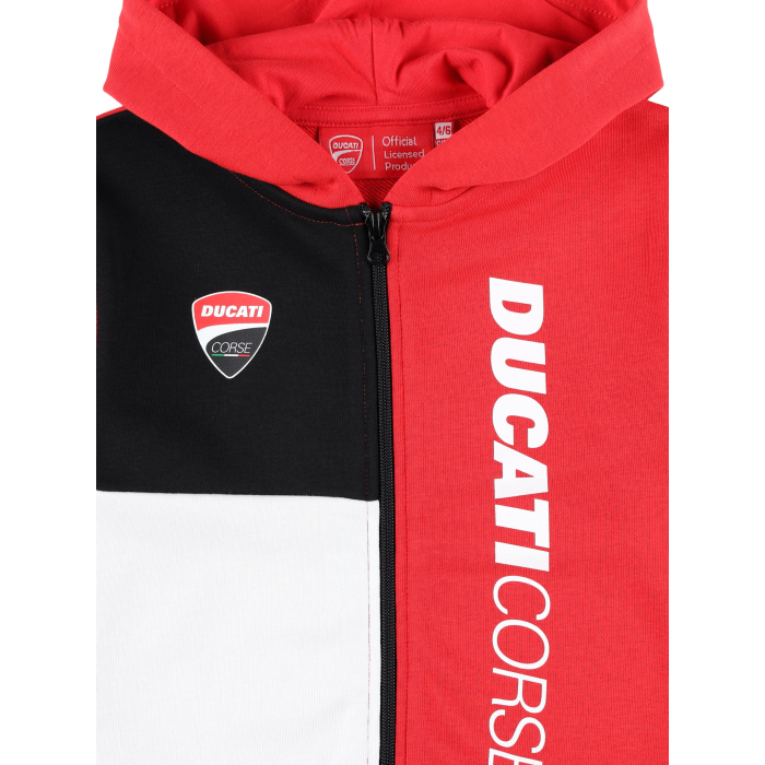 Kid hoodie Ducati Corse - Color block