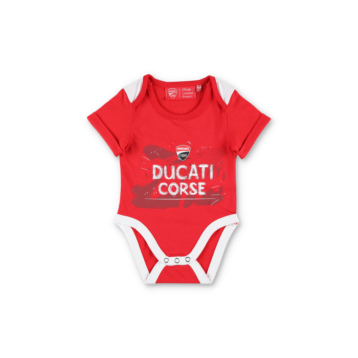 Baby romper Ducati Corse - Cartoon logo