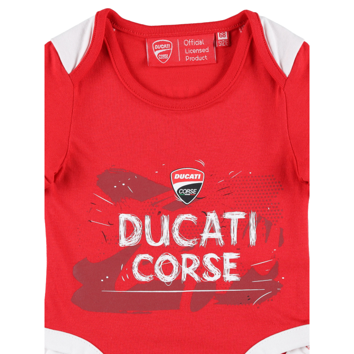Baby romper Ducati Corse - Cartoon logo