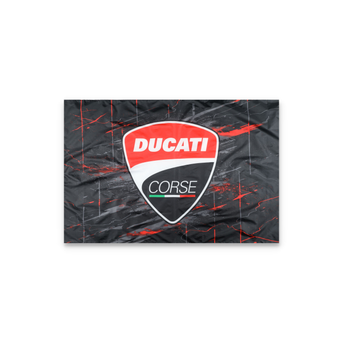 Flag Ducati Corse - Scratched texture