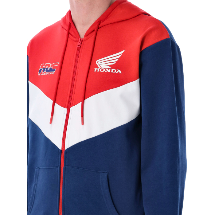 Man hoodie HRC Racing - HONDA V LOGO