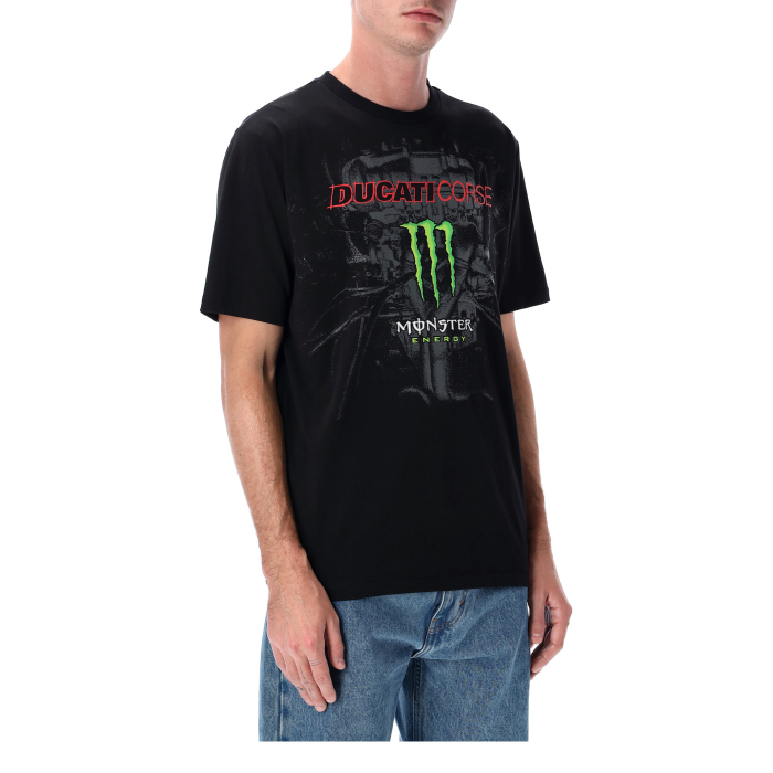 Man t-shirt Ducati dual Monster - Grey Heart