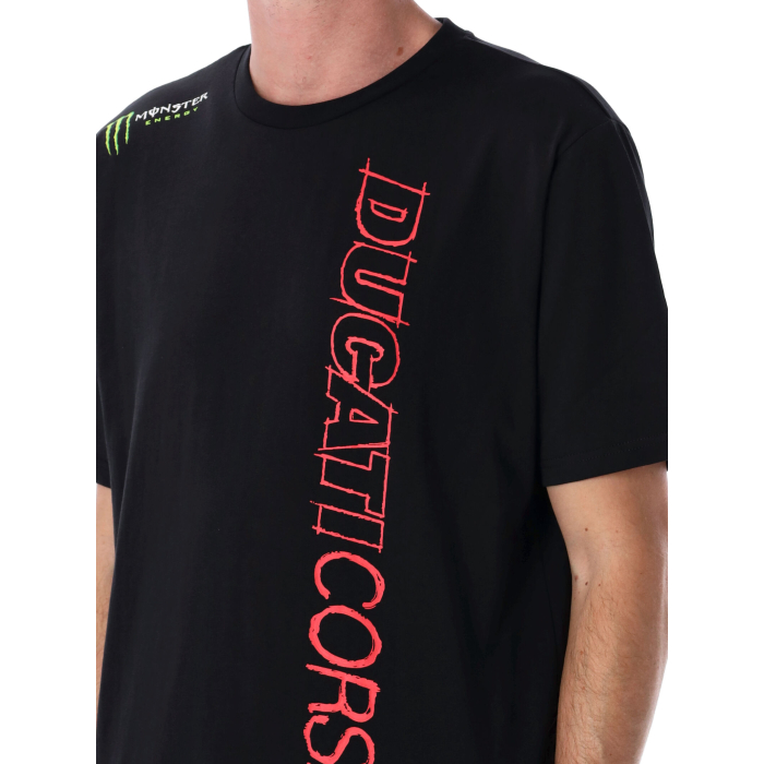Camiseta hombre Ducati dual Monster - Vertical logo