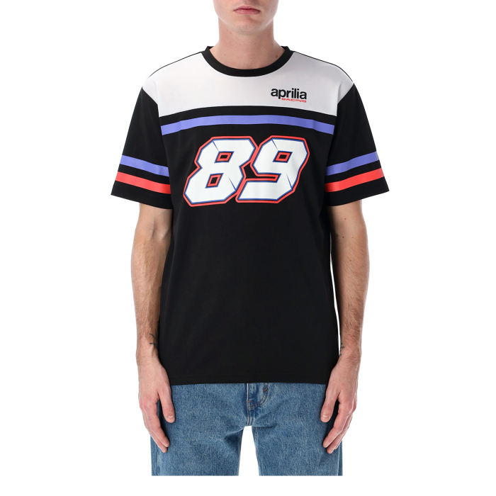 T-shirt uomo Jorge Martin dual Aprilia - White shoulders