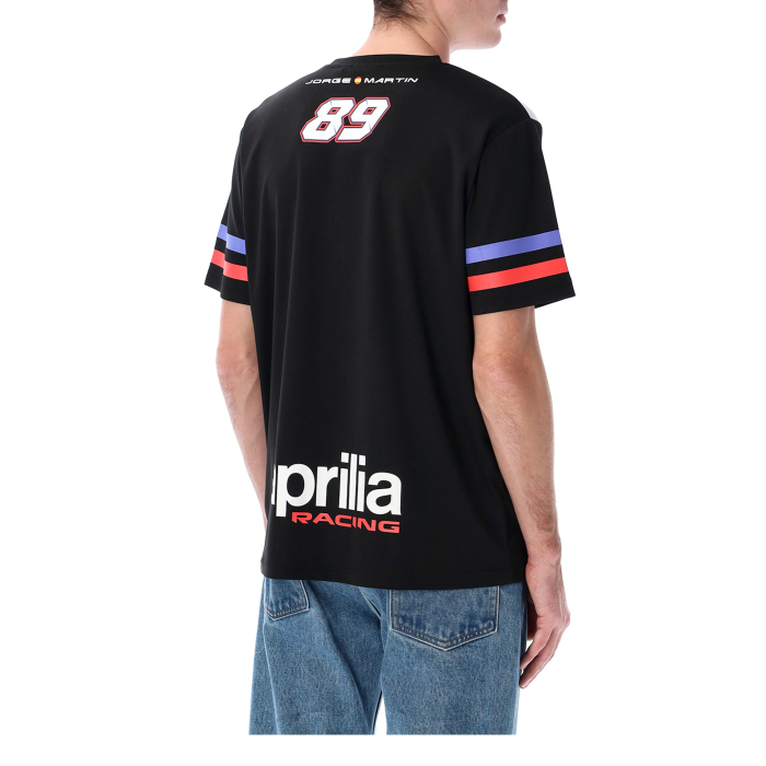 T-shirt uomo Jorge Martin dual Aprilia - White shoulders