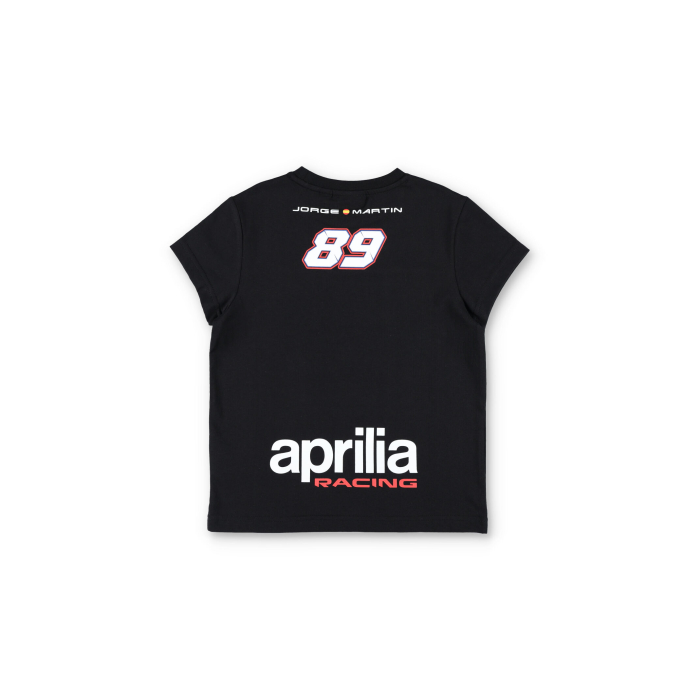 Kid t-shirt Jorge Martin dual Aprilia - White shoulders
