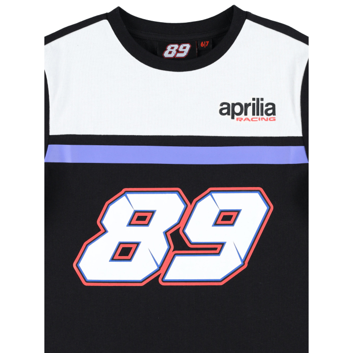 Kid t-shirt Jorge Martin dual Aprilia - White shoulders