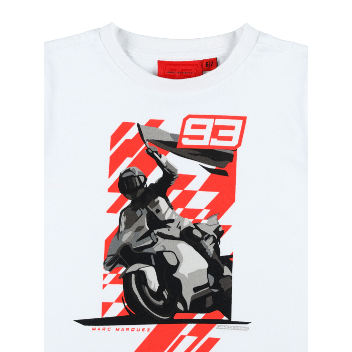 Kid t-shirt Marc Marquez - Bike & Flag