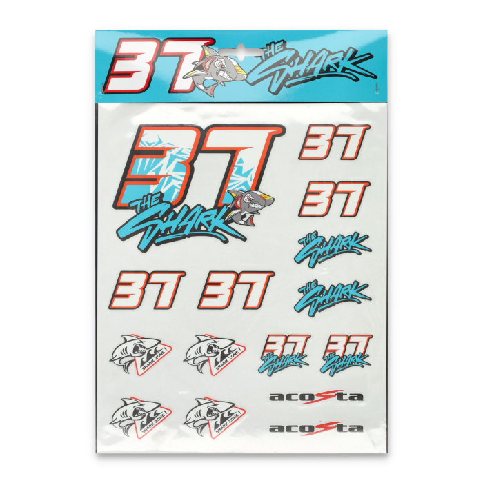 Stickers Pedro Acosta - 37 the shark
