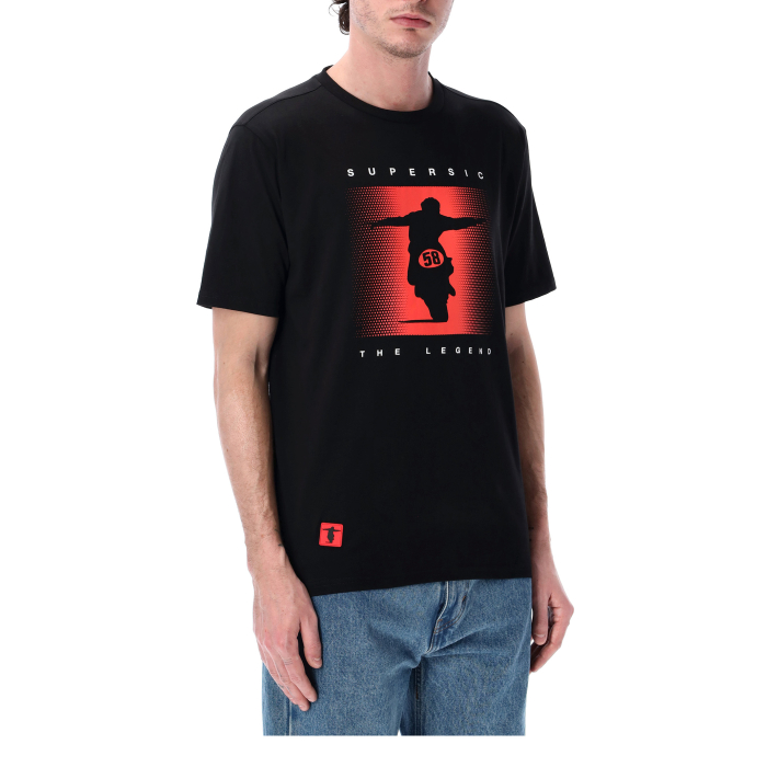 T-shirt Marco Simoncelli - Iconic logo