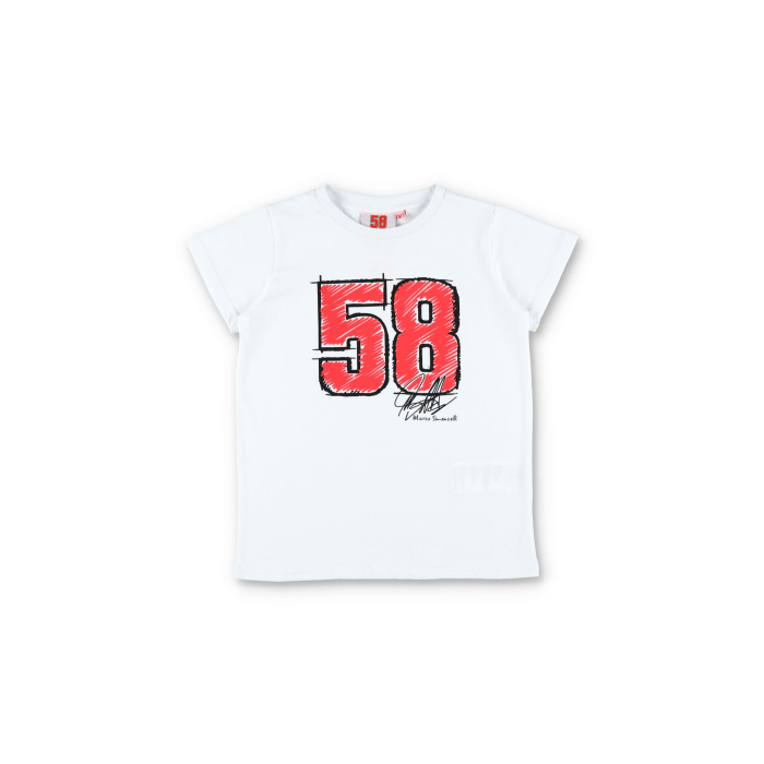 Kid t-shirt Marco Simoncelli - 58 painted