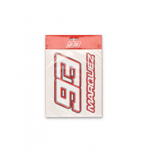 Large stickers Marc Marquez 93 - Red Edition