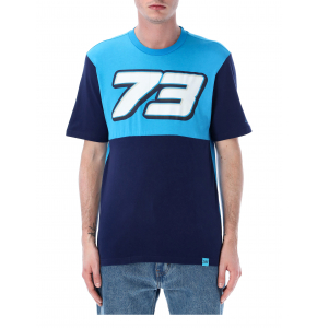 T-shirt Alex Marquez 73 - Blue