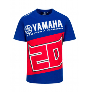 Fabio Quartararo #20 T-Shirt Blue Tee MotoGP Official Yamaha Merchandise Sale 