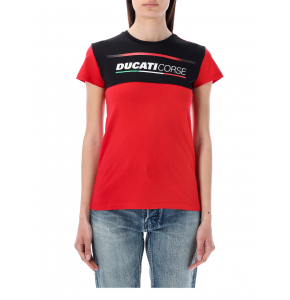 Camiseta mujer Ducati Corse - Logotipo
