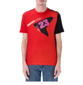 T-shirt uomo Enea Bastianini Ducati Racing - Logo Ducati 23