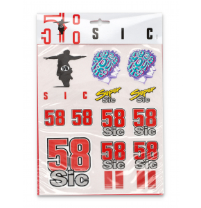 Stickers Marco Simoncelli - Etiquettes assorties