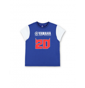 Camiseta niño Fabio Quartararo Yamaha Factory Racing - Big 20 y logotipo Yamaha