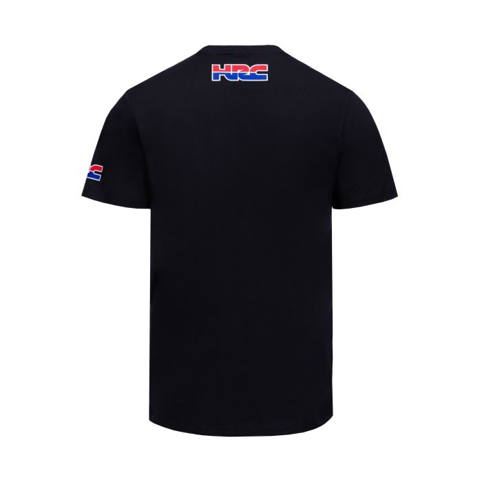 Camiseta Honda HRC negra Honda Wing