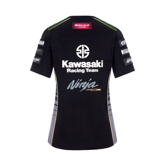 Camiseta Kawasaki Racing Team para mujer Replica Teamwear