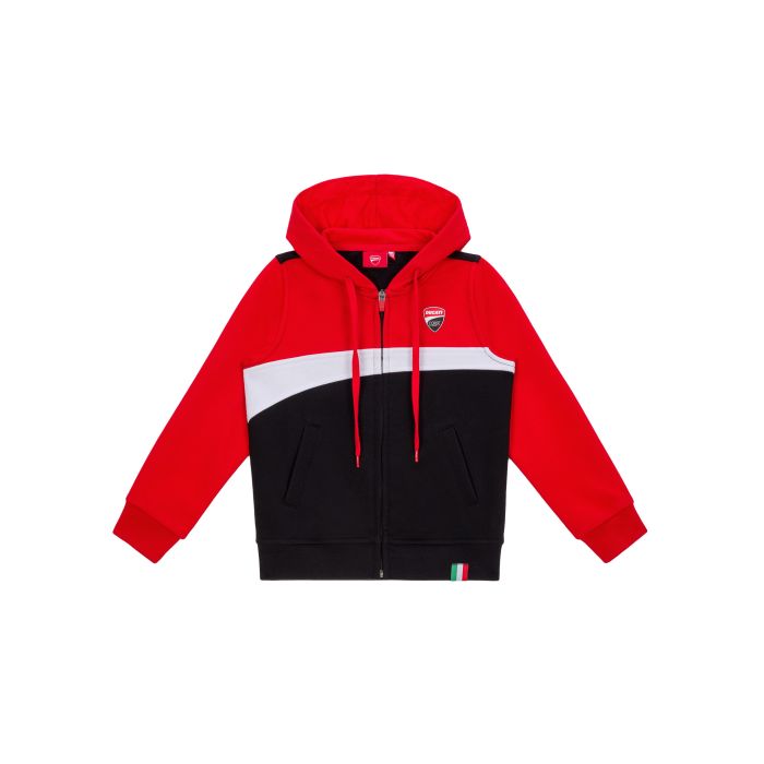 Felpa con zip da bambino Ducati Corse