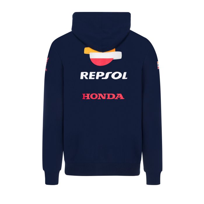 Felpa con zip Repsol Honda Blue