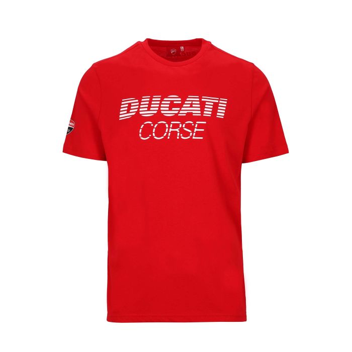 T-shirt homme Ducati Corse - Logo et Insigne Imprimés