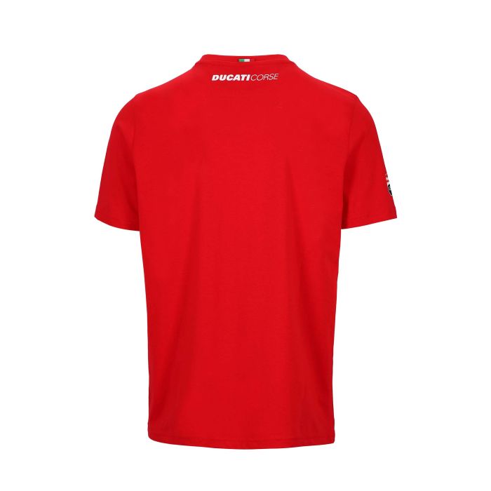 T-shirt homme Ducati Corse - Logo et Insigne Imprimés