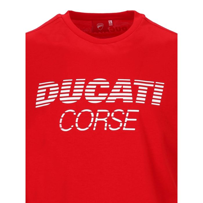 T-shirt homme Ducati Corse - Logo et Insigne Imprimés