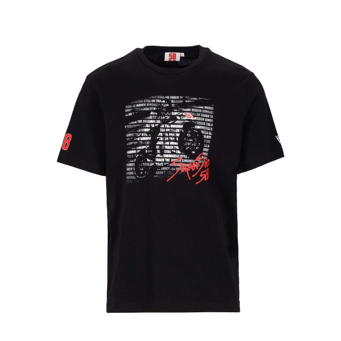 T-shirt Uomo Marco Simoncelli - Stampa Fotografica Super Sic58