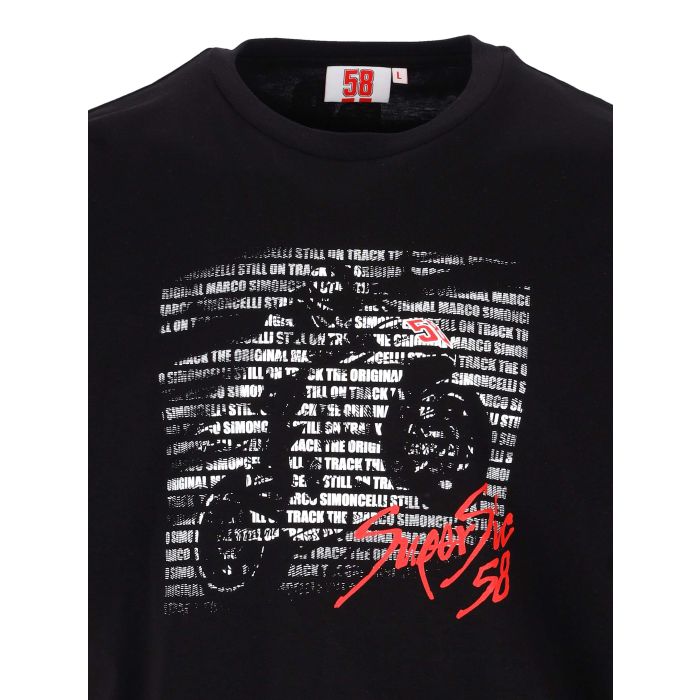 T-shirt Uomo Marco Simoncelli - Stampa Fotografica Super Sic58