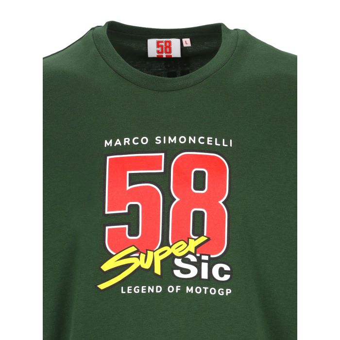 T-shirt Hombre Marco Simoncelli - 58 Super Sic