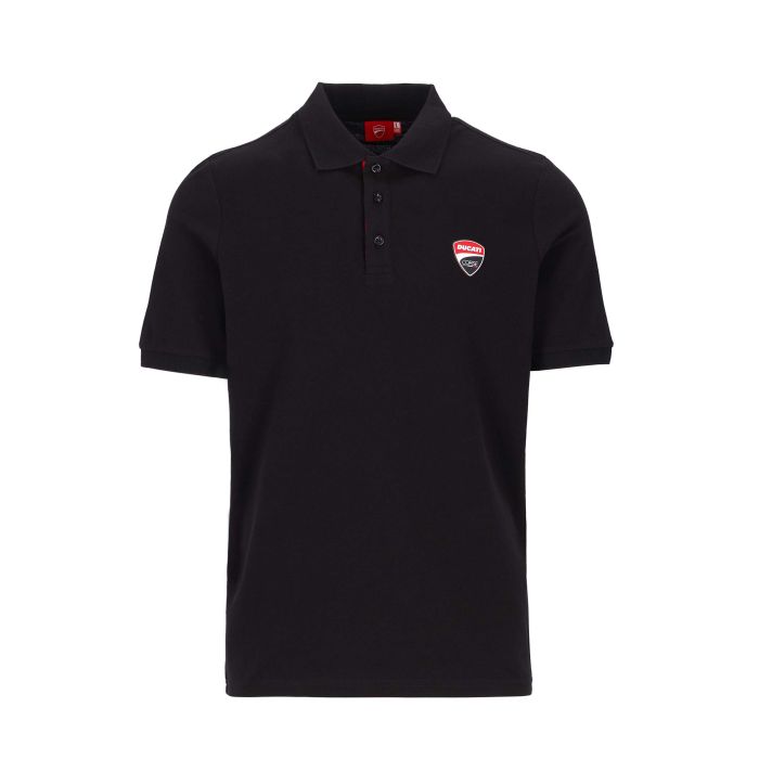 Polo Uomo Ducati Corse - Patch Scudetto e banda con logo