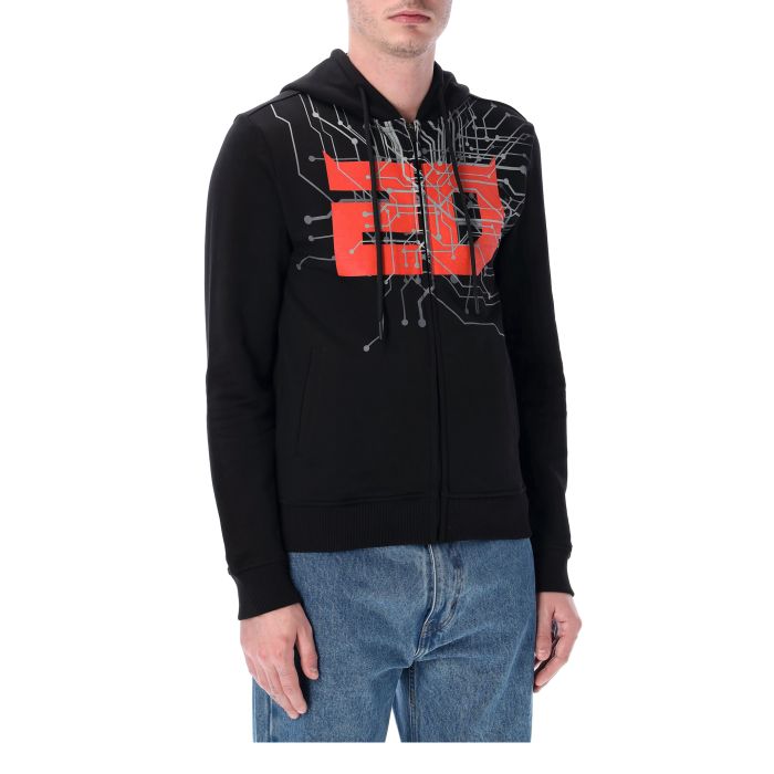 Zipped Hoodie Man Fabio Quartararo - Cyber 20
