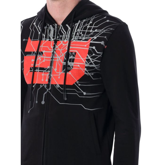 Zipped Hoodie Man Fabio Quartararo - Cyber 20