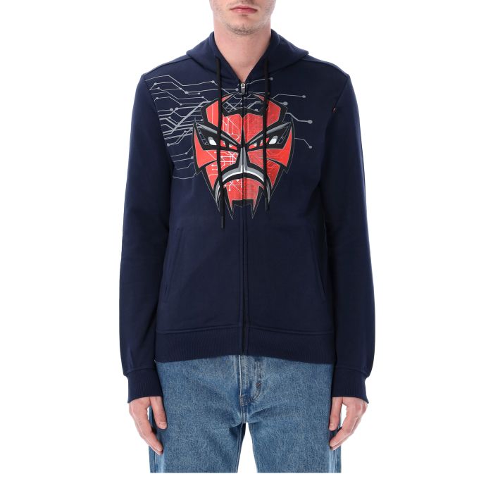 Sudadera con cremallera y capucha hombre Fabio Quartararo - Logo Diablo