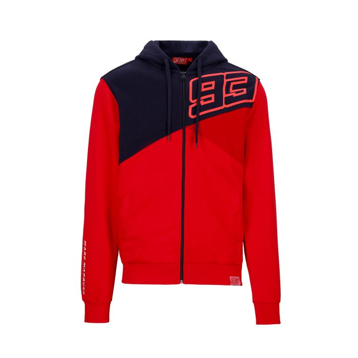 Felpa Uomo con Zip e Cappuccio Marc Marquez - 93